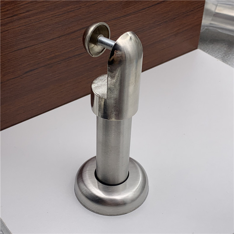 公共卫生间隔断配件厕所隔板304不锈钢支撑脚底座洗手间支架支腿加厚b