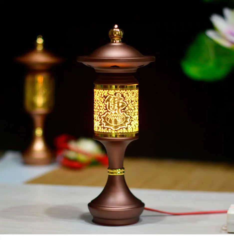 神台灯关公充电佛前财神灯led关公灯家用神台灯菩萨供灯灯长明灯复古