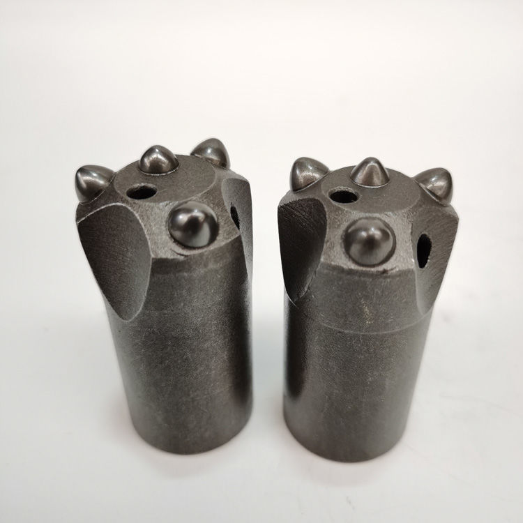 冷压球齿钻头凿岩机隧道矿山花岗岩钻头出口梅花钎头30冷压4齿专打硬