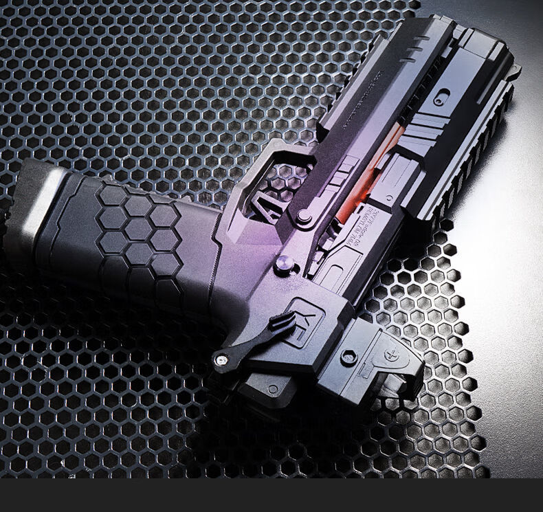 第四代奕凡空挂壁虎发射器升级款尼龙供弹软弹枪男孩玩具生日礼品吃鸡