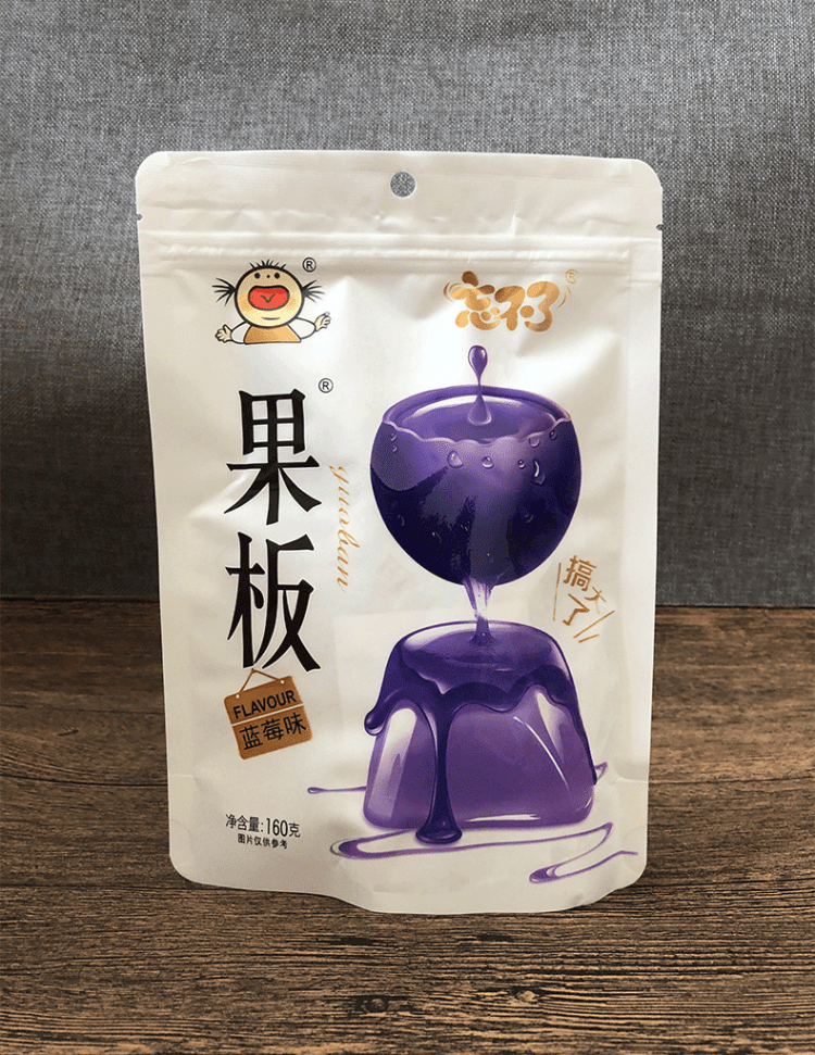 忘不了果板果冻片儿童零食组合装果味型布丁果冻 草莓味160gx6袋(约84