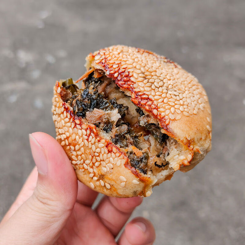 紫菜饼光饼有馅东张紫菜饼福清紫菜饼肉饼福建福州平潭特产5个光饼3个