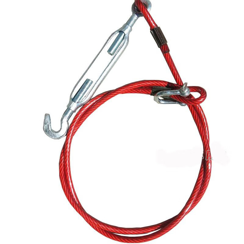 适用于半挂高栏货车车厢钢丝拉绳固定货箱立柱拉绳横斜拉配件篷布绳