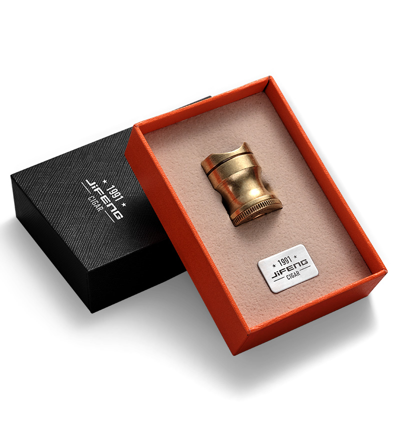 雪茄托迷你创意不锈钢雪茄架托支架复古配雪茄打孔器钻送长辈送长辈送