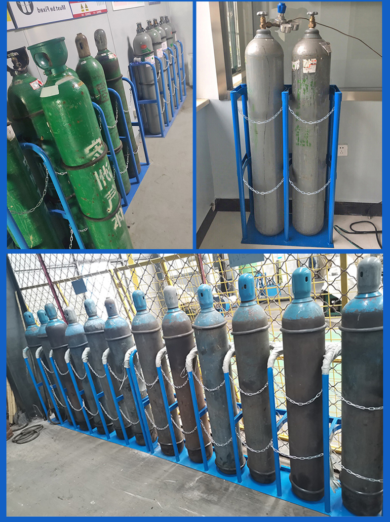 班爵40l气瓶固定架氧气乙炔瓶实验室钢瓶防倒架防倾倒装置 40l单瓶