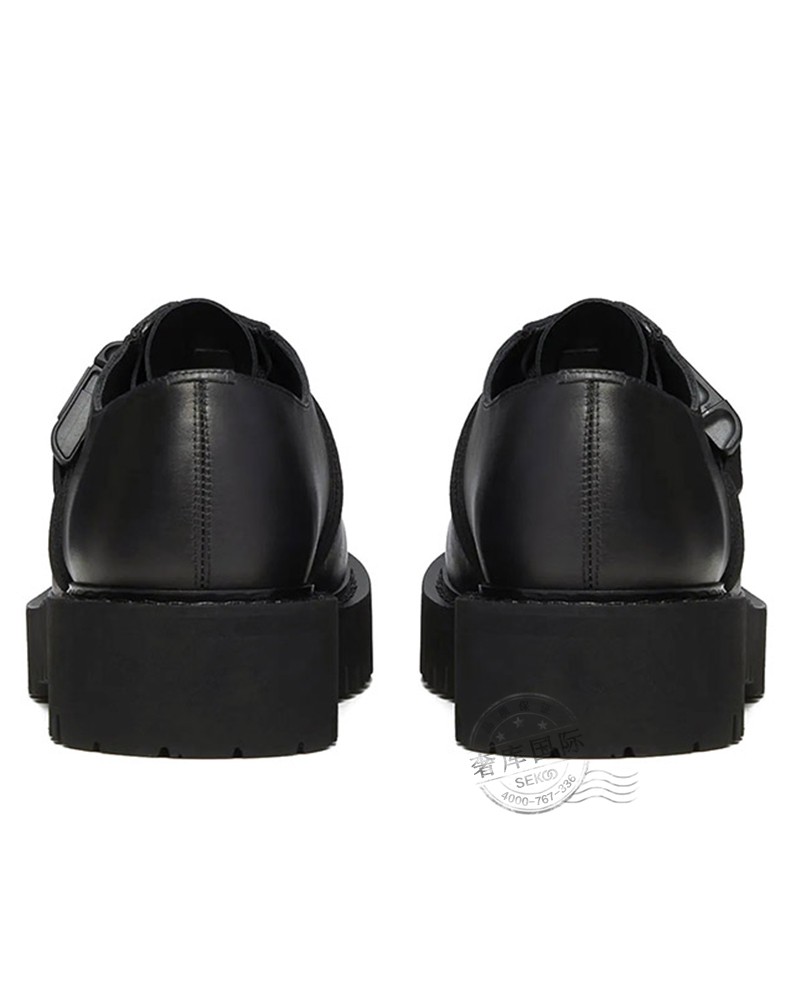 valentino华伦天奴男鞋牛皮增高厚底皮鞋uy0s0d88jzi-0no 黑色 40.