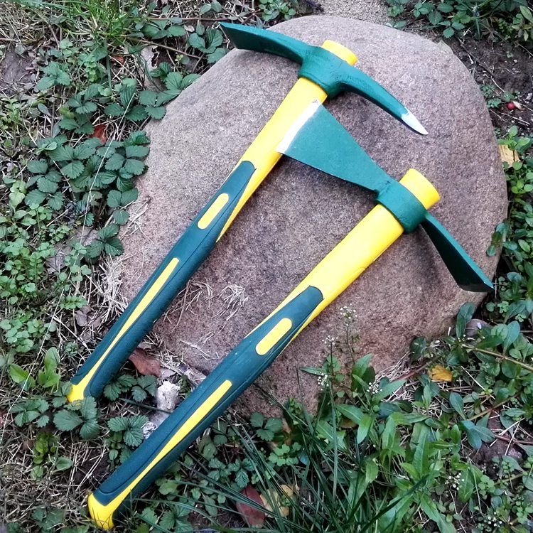 60精品洋镐户外小洋镐斧镐锄头挖树根野营镐登山镐十字镐工兵镐可开