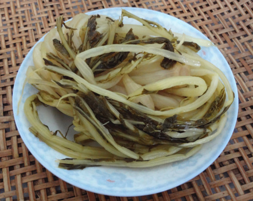 湖北广水特产腌高杆白菜长杆白菜酸菜高山箭杆白菜腌菜咸菜 5斤()