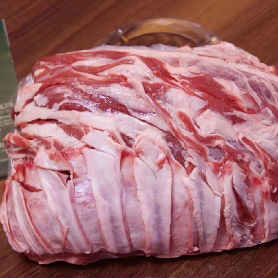 新鲜冷冻5斤带腩羊排肉穿羊肉串用新鲜烧烤专用的云南贵州四川广西