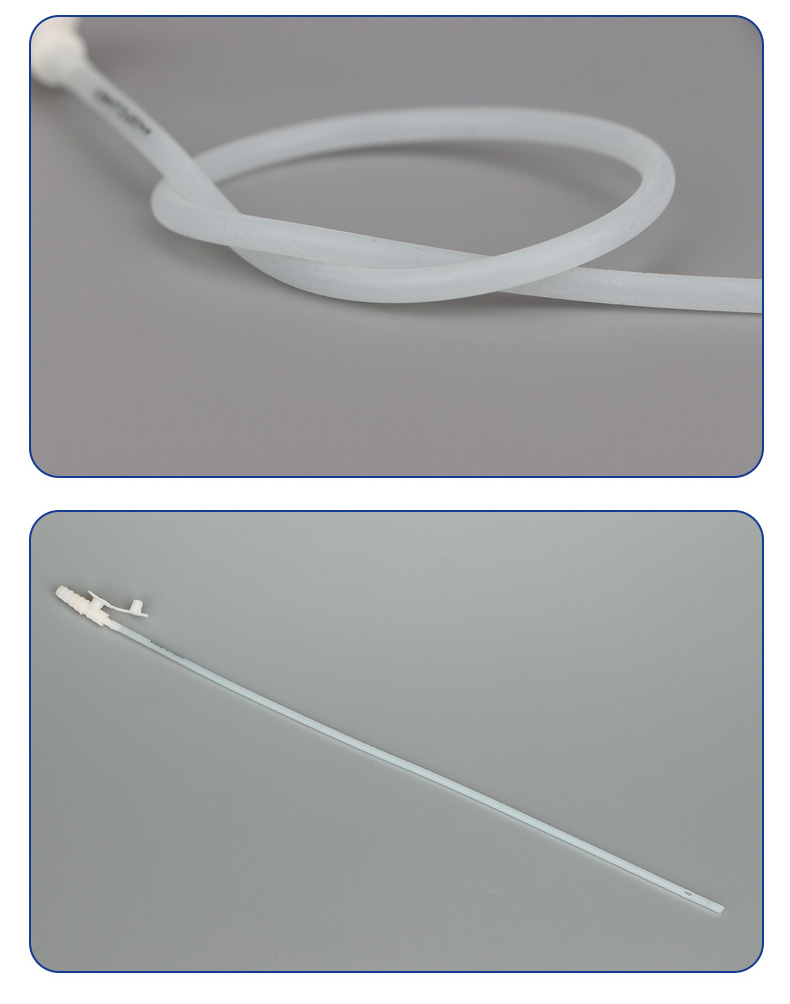 医用一次性吸痰管纯硅胶密闭式新生儿婴儿老人吸痰机连接管神器f6直径