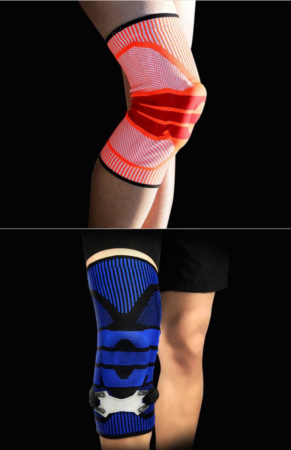护膝运动男篮球女半月板膝盖保护套关节训练深蹲健身跑步护漆双鱼鳞