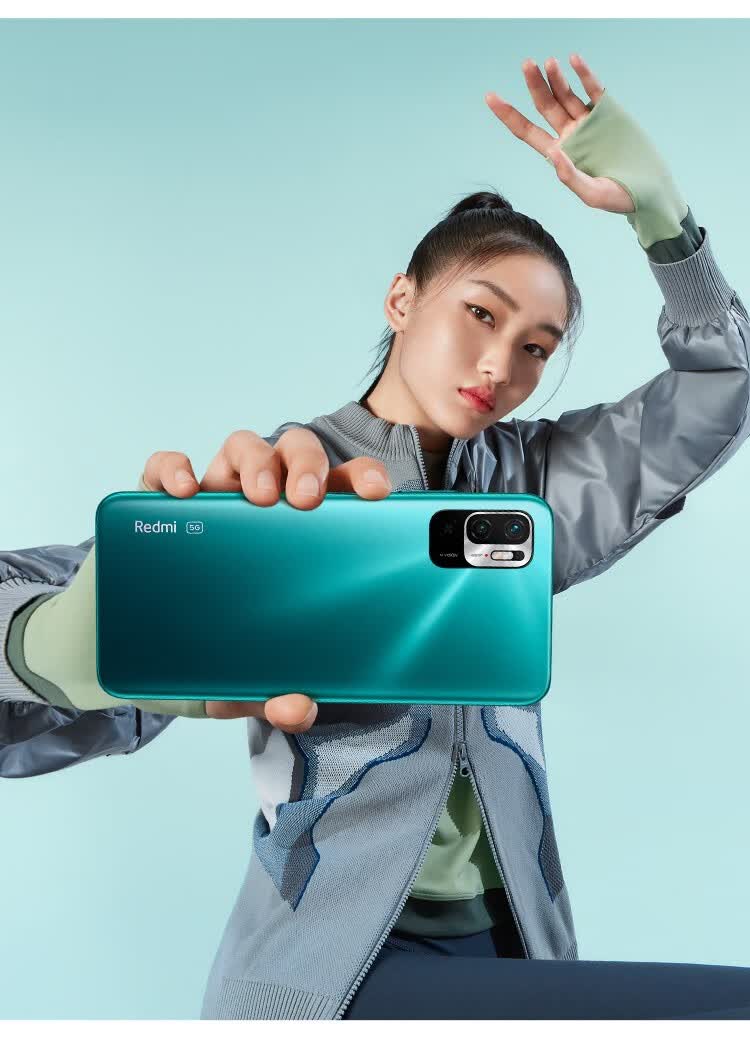 小米(mi) 红米note10 5g新品手机通 8g 128g 晴山蓝 官方标配【图片