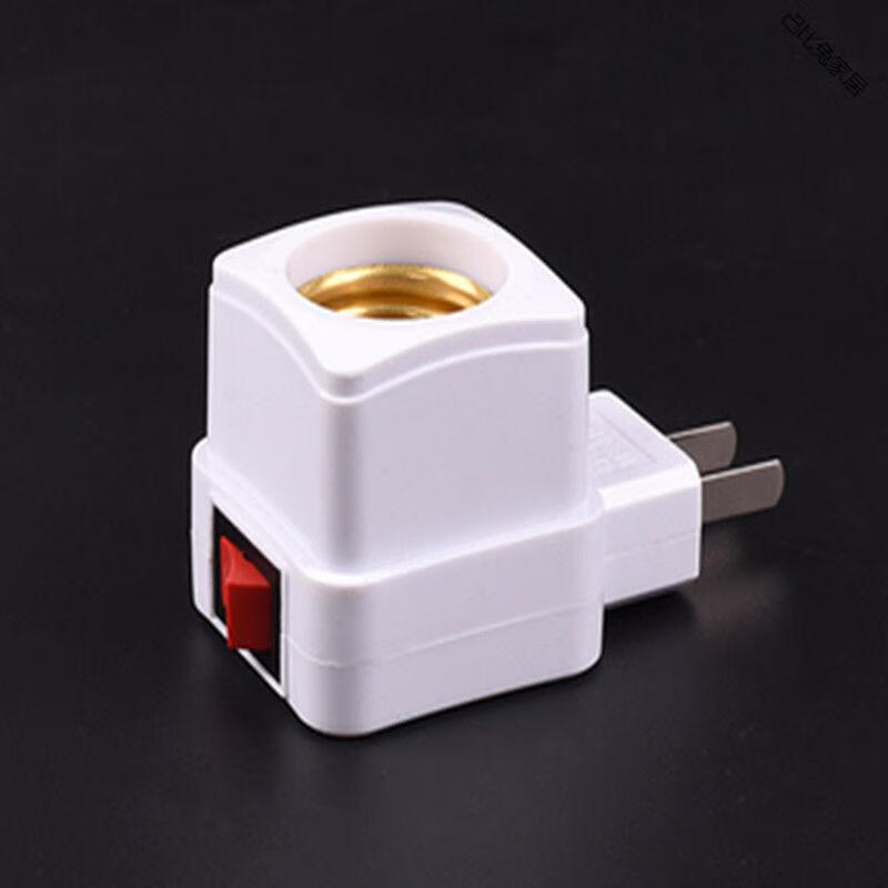 简霓插座灯超亮带开关插头的led灯泡插电直插式小夜灯家用节能灯座一