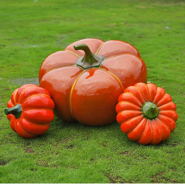 大型仿真水果蔬菜雕塑采摘园农场草莓造型农产品装饰南瓜摆件模型白