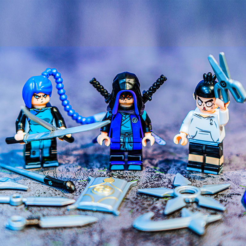 乐高刺客伍六七玄武国阿柒玩具第三方稀有小人仔积木国漫567动画 伍六