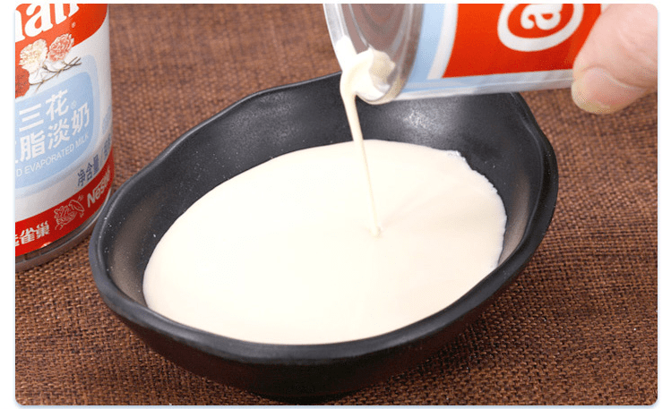 三花淡奶 410g装x3罐 植脂淡奶植物油脂奶浓顺滑