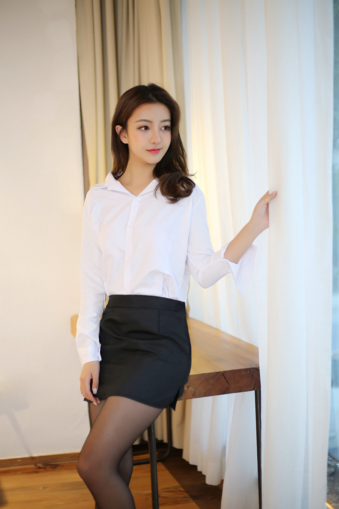 女性感衬衫ol女秘书制服角色扮演激情套装女仆夜店丝袜成人用品制服