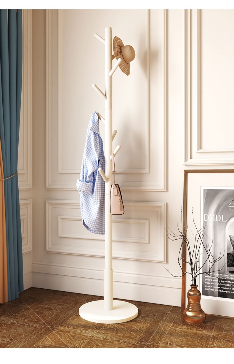 间单挂衣架衣塔北欧落地转角挂衣架包包简约单现代立地置衣帽架杆式