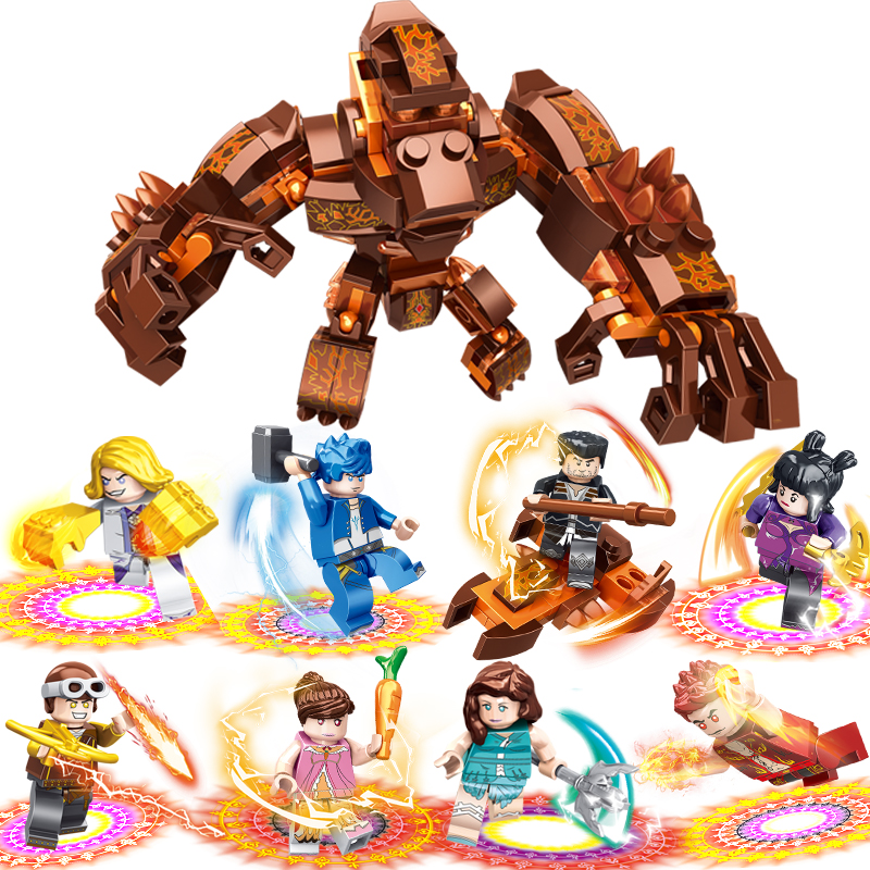 乐·高(le·go)斗罗大陆积木人仔唐三魂骨小舞史莱克七怪昊天锤男孩