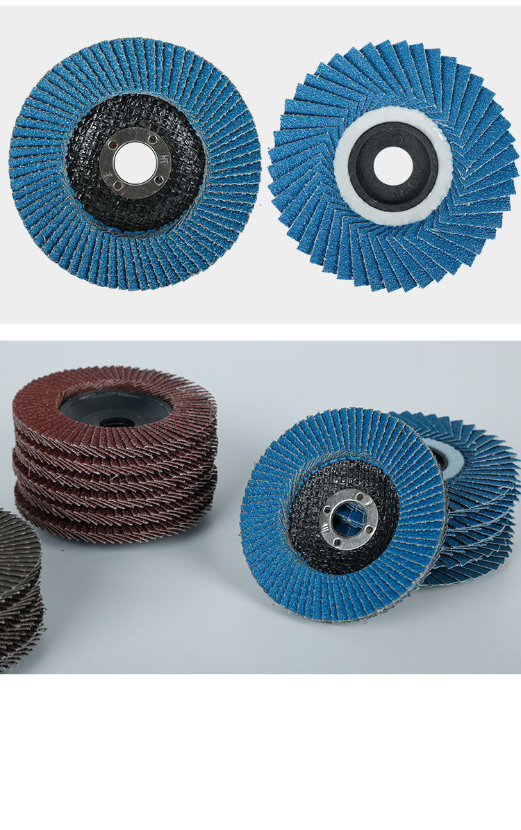 【精选】百叶轮打磨片百叶片加厚型角磨机抛光片100千叶轮不锈钢抛光