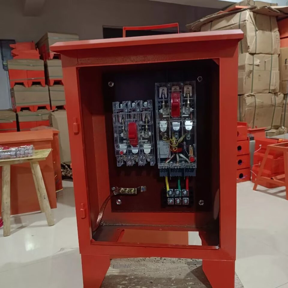 工地户外移动三级配电箱380v一机一闸一漏电透明空开40a63a100a套 300