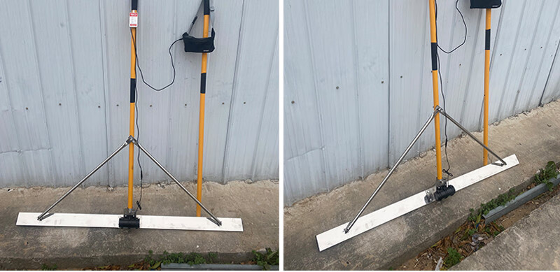 锂电混凝土刮平尺混凝电动刮平尺水泥室内整平机地暖回填振动尺锂电振