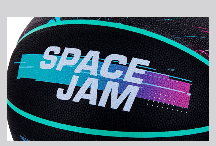 斯伯丁篮球空中大灌篮联名款spacejam2室内室外通用7号pu蓝球77196y7
