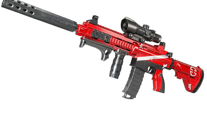 突击步 m416电动连发突击枪m4软弹枪儿童吃鸡模型男孩5-8冲锋枪玩具