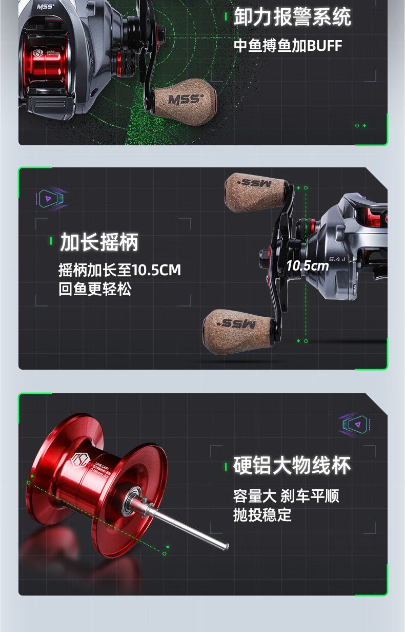 汉鼎泛用远投水滴轮路亚轮枪柄竿轮钓鱼线轮防炸线磁力刹车路亚水滴轮