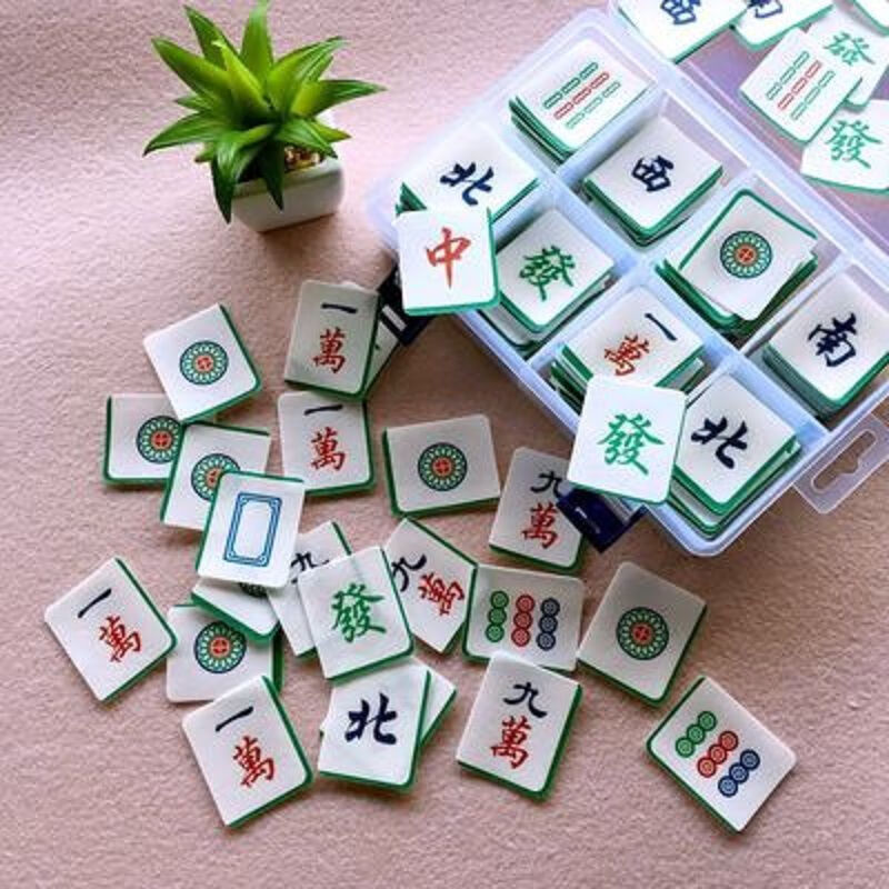 可食用糯米纸扑克牌蛋糕装饰 可以吃的扑克牌 糯米纸蝴蝶花朵麻将 美