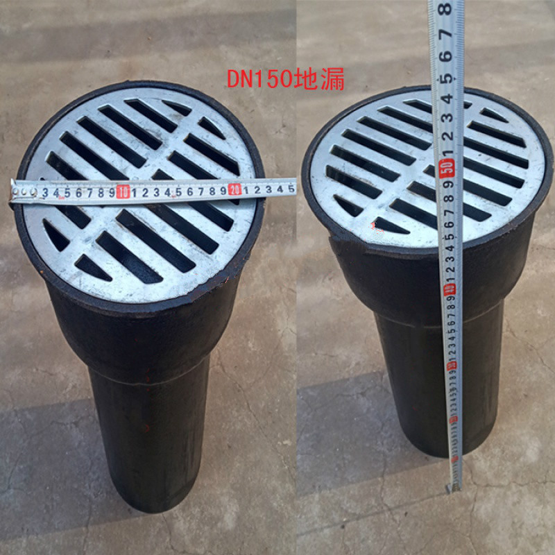 铸铁深水封地漏75100150200防臭地漏铸铁地漏 dn200