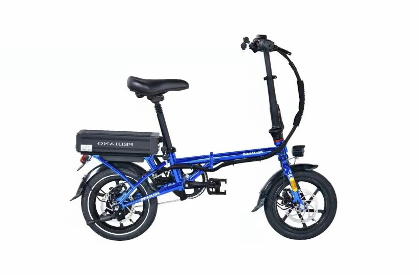 滴小代折叠电动车 14寸迷你折叠代驾电动自行车锂电车助力车 星耀黑