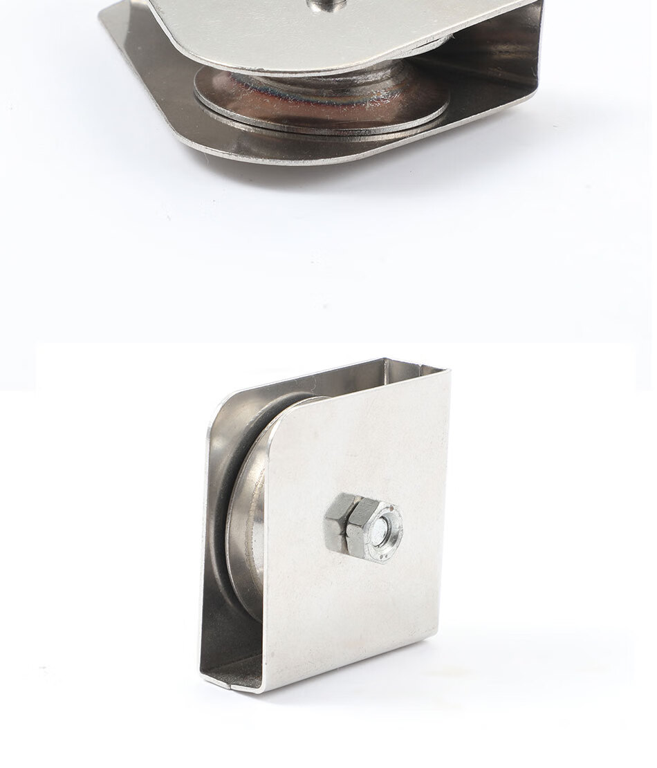 旗杆滑轮旗杆手摇滑轮方形三角小滑轮201 304不锈钢绳子升降旗杆滑轮