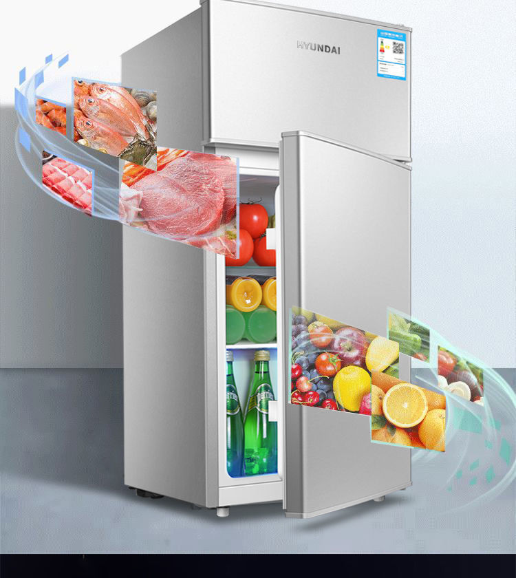 hyundai韩国现代迷你冰箱家用小型二人租房小冰箱宿舍小功率76a152