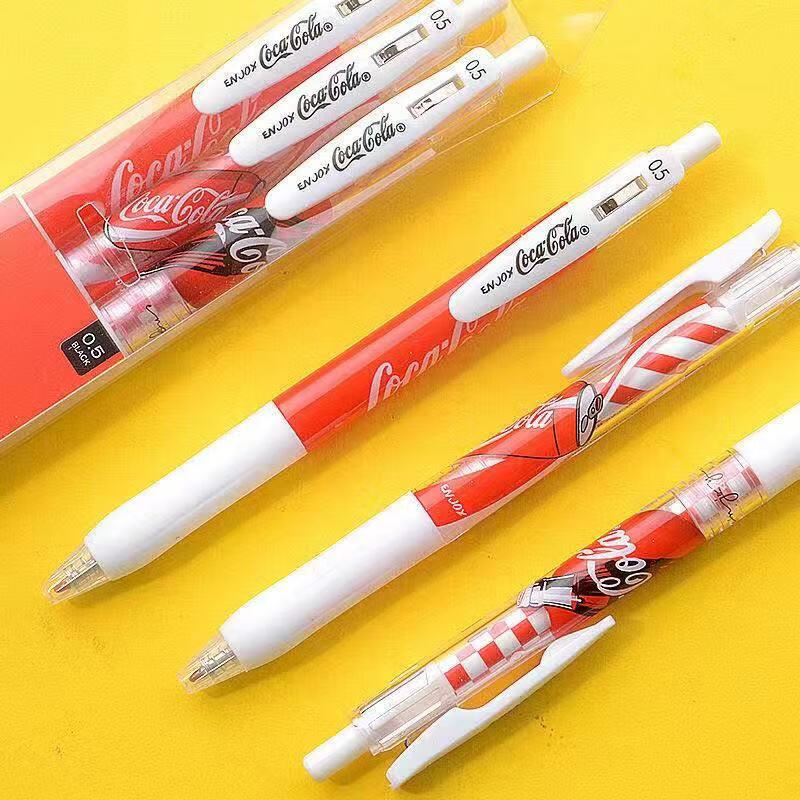 耐辉顿斑马笔zebra限量版可口可乐独角兽中性笔签字笔kookei蜡笔小新6
