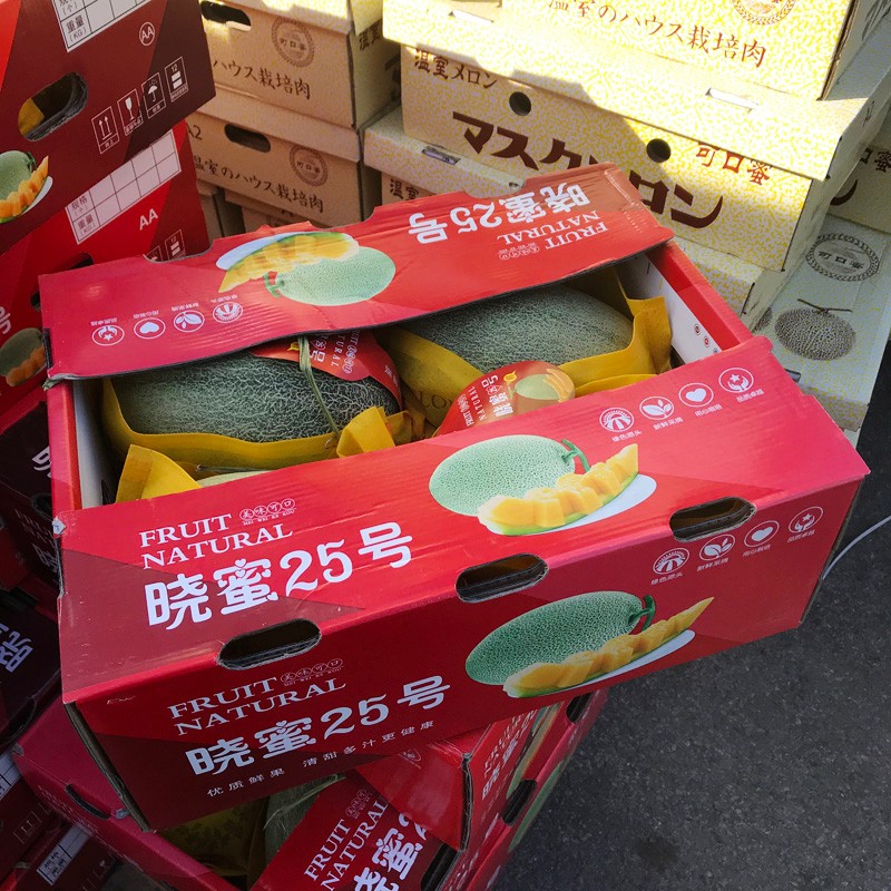 钦辰奕速发原箱45个1517斤晓蜜25号蜜瓜新鲜水果海南特产哈密瓜当季西