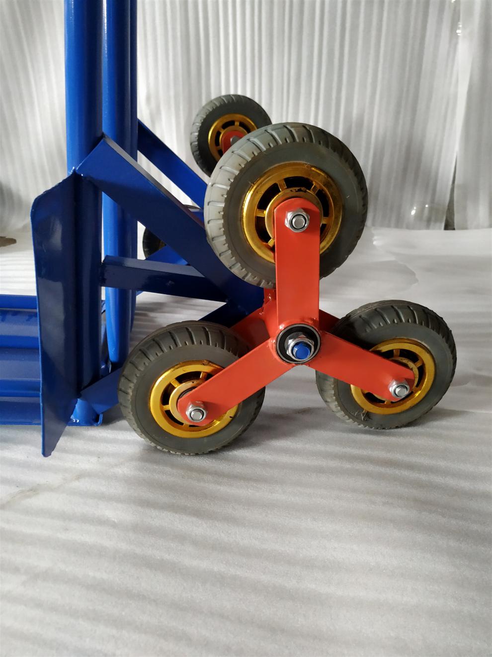 爬楼车六轮上楼梯神器搬运行李车手拉推车载重王下楼折叠拉杆拖车通用