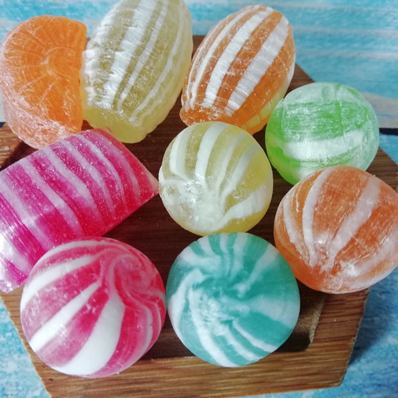 桔子瓣硬糖老式传统糖球俑糖光腚糖硬糖混装休闲怀旧零食 桔子瓣硬糖