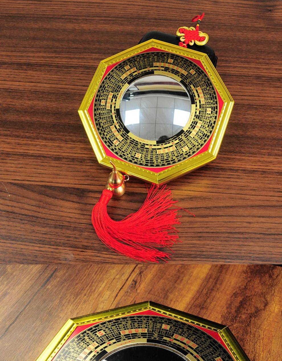 八卦镜凸镜 挂大门 铜八卦镜 凹镜 太极镜凸透镜八卦镜合金凸镜窗口