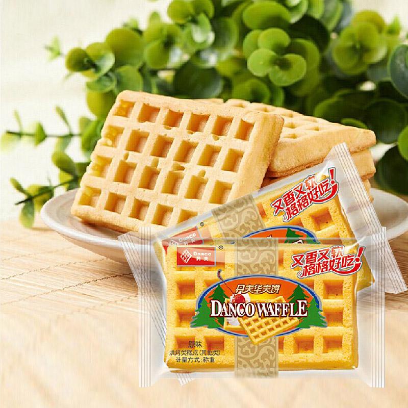 丹夫华夫饼西式糕点原味奶油芝士无添加蔗糖休闲零食500g整箱5斤 芝士
