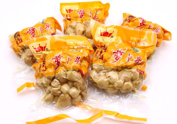 杭州特产萧山萝卜干5斤大包小圆萝卜酱菜下饭咸菜食品整箱20斤批 350