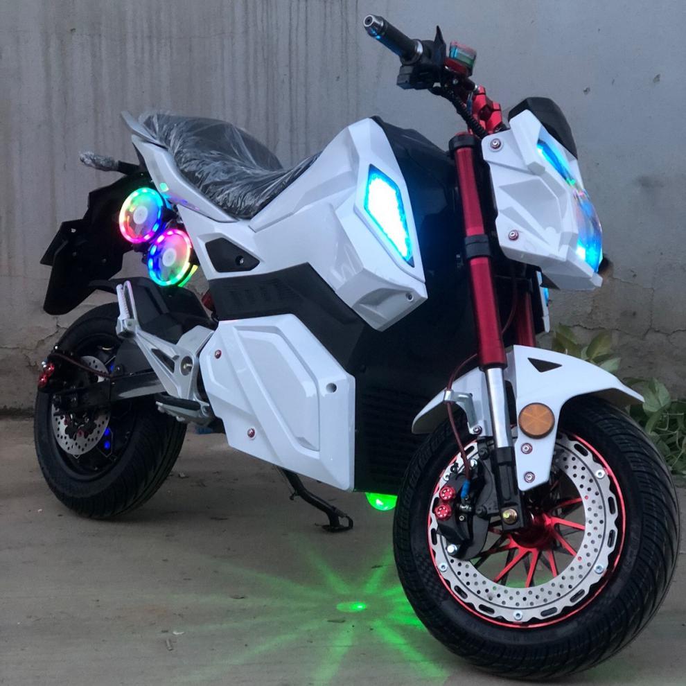 小猴子z6电摩电动车m5中置高速大功率改装酷车72v电动摩托车96v1200瓦