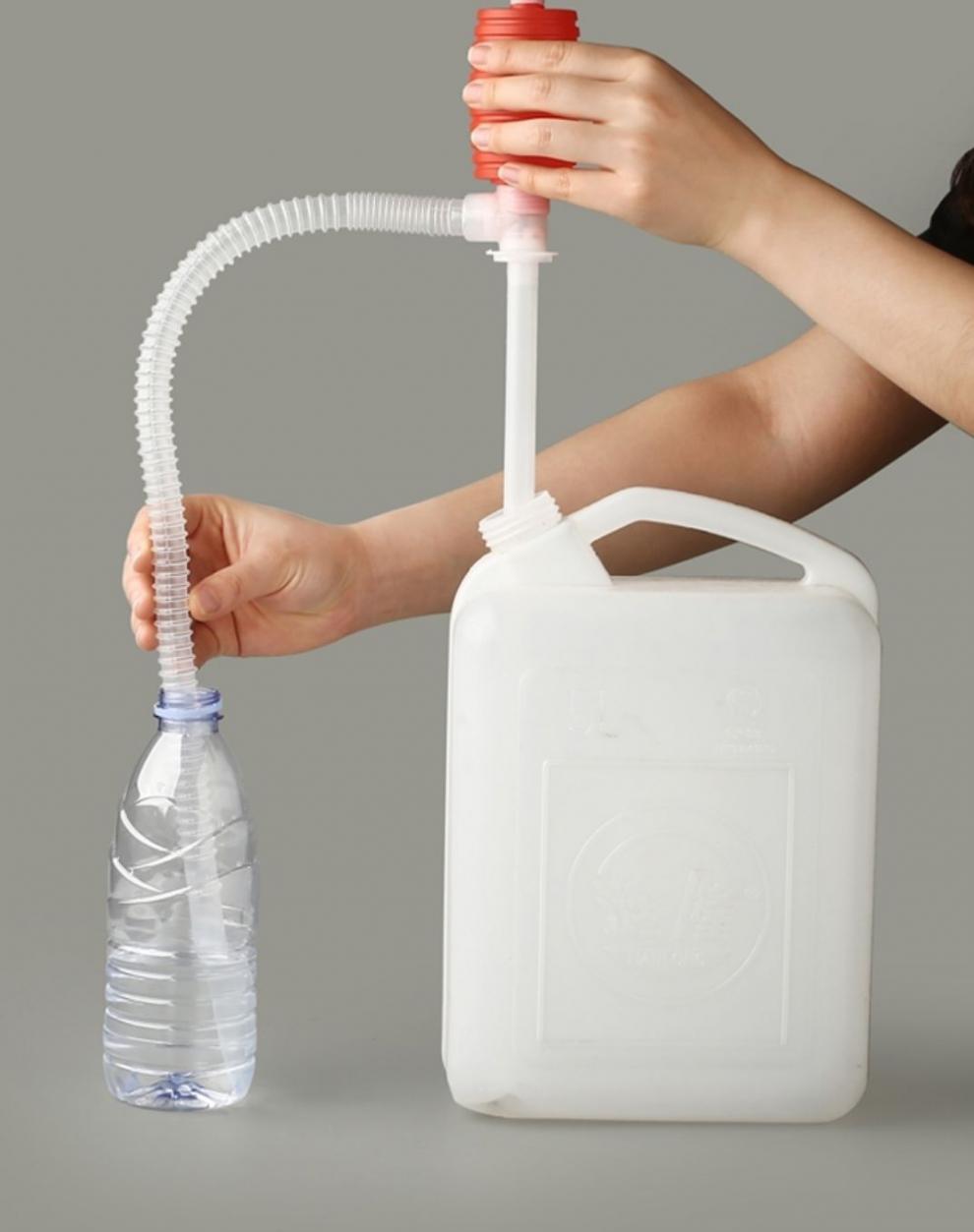 抽吸抽酒自吸家用食品用虹吸管过滤不打孔吸酒器抽酒器抽酒器红色1个