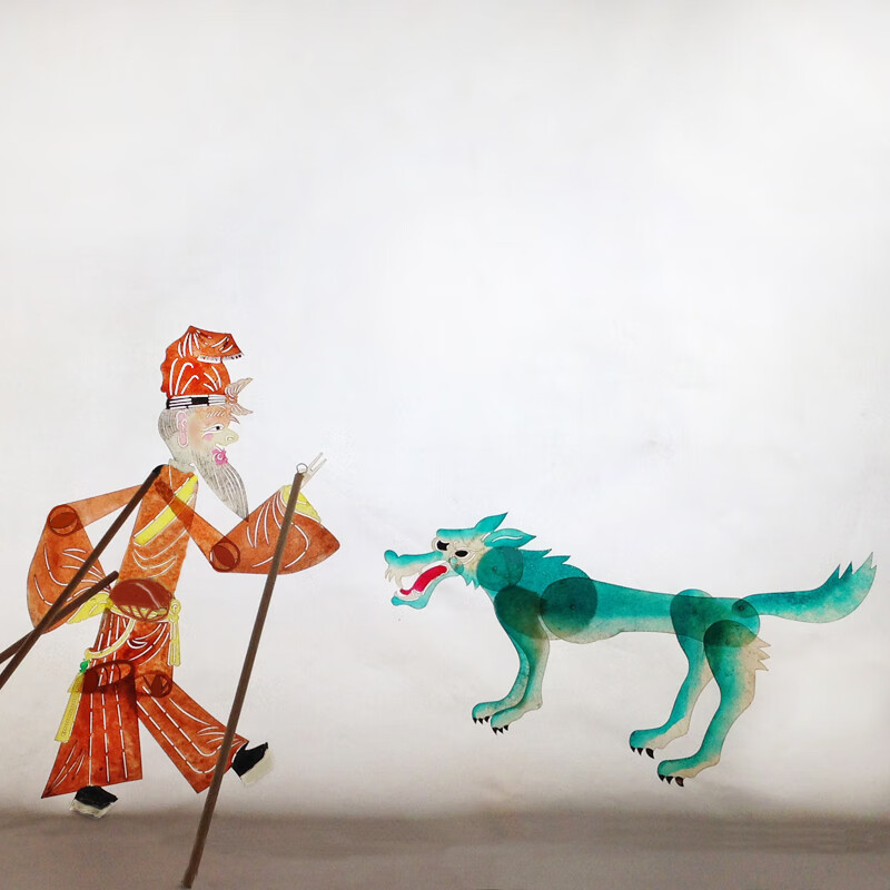 皮影戏手工diy皮影人偶西游记道具幕布人物儿童幼儿园diy材料包 三顾