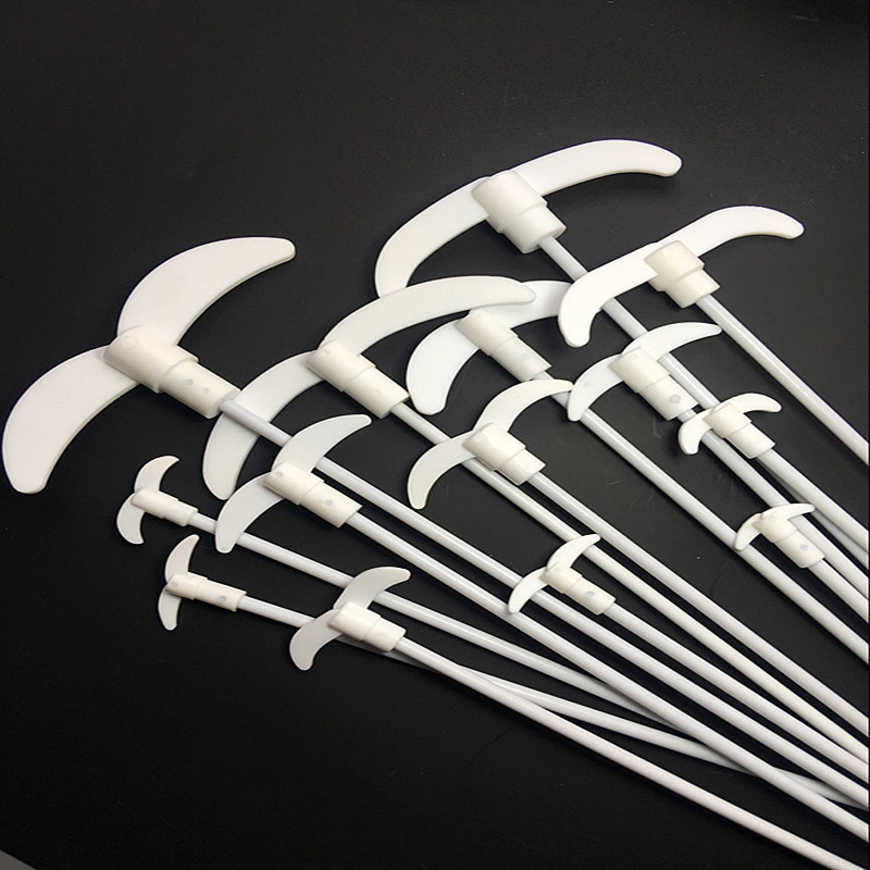 恋品惠聚四氟乙烯搅拌棒桨2530354045506070cm搅拌叶7杆径500杆长175