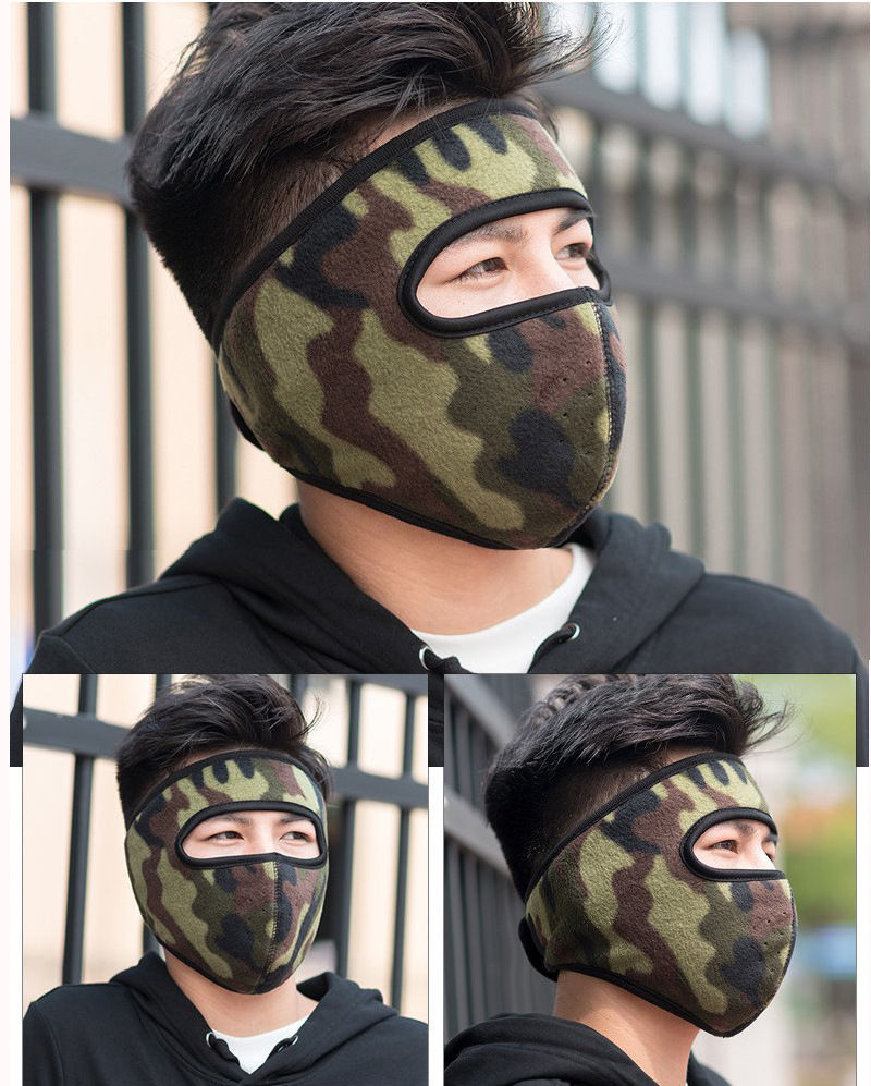 秋冬季加厚防寒保暖透气骑行防风尘蒙面全包口罩常规款粉色护脖款粉色