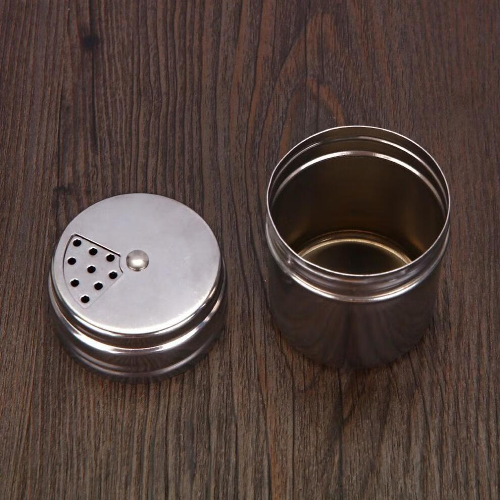 加厚不锈钢牙签盒旋转款牙签盒牙签罐牙签瓶家用餐厅牙签筒多功能旋转