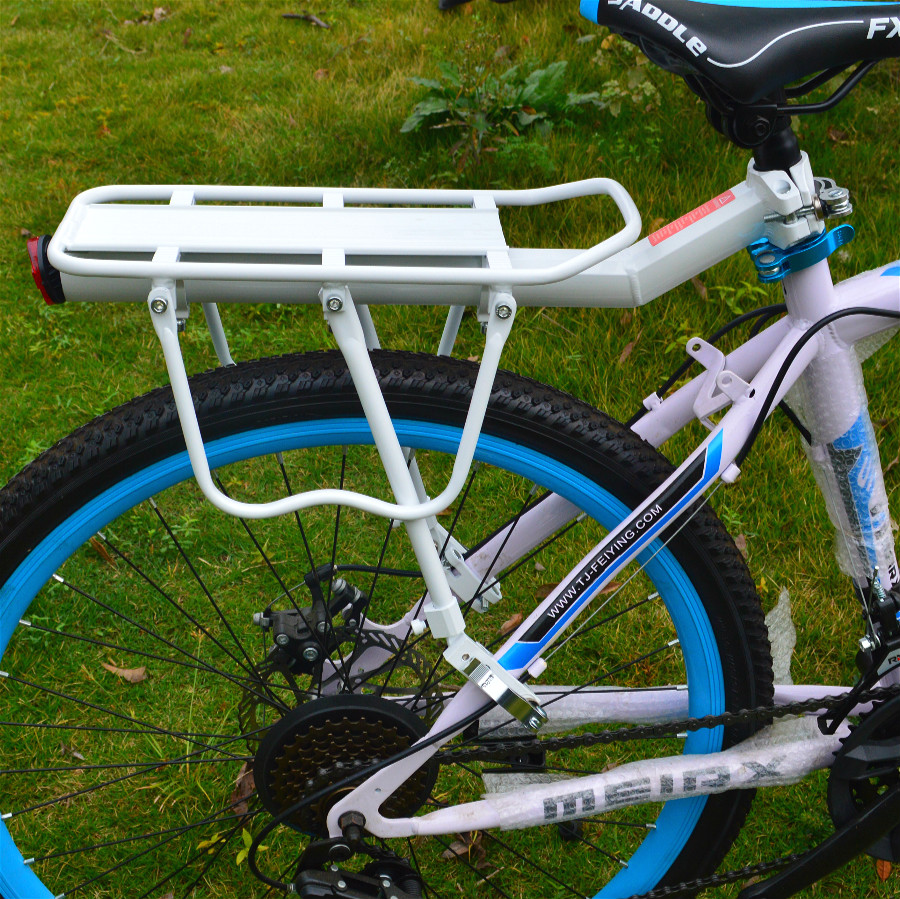 进口品质铝合金山地车货架自行车后座尾架单车配件可载人行李架骑行