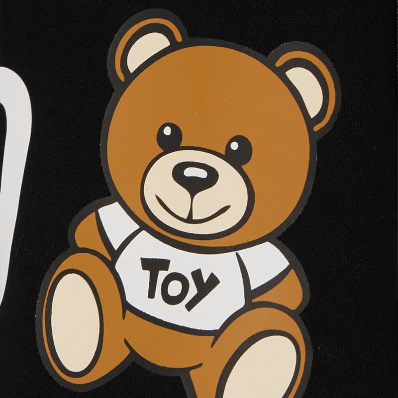 moschino 莫斯奇诺女装秋冬新品男士时尚泰迪熊印花图案长袖卫衣 0506