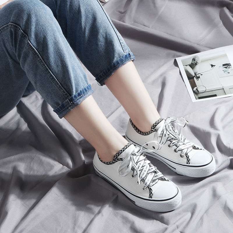 十几岁初中生高中生女生夏天穿的帆布鞋女韩版百搭休闲鞋子2022春夏季